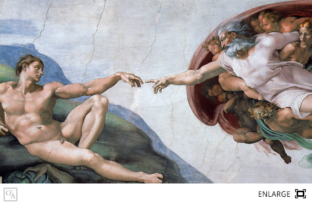 The Creation Of Adam Michelangelo